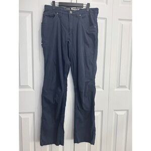 Mountain Khakis Hiking Performance Pants Men's 34X34 Gray Zip-Fly Casual Stretch